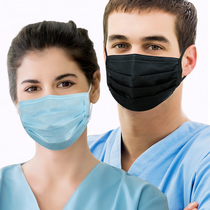 care)一次性使用医用外科口罩防细菌防飞沫传播防御隔离病菌非无菌