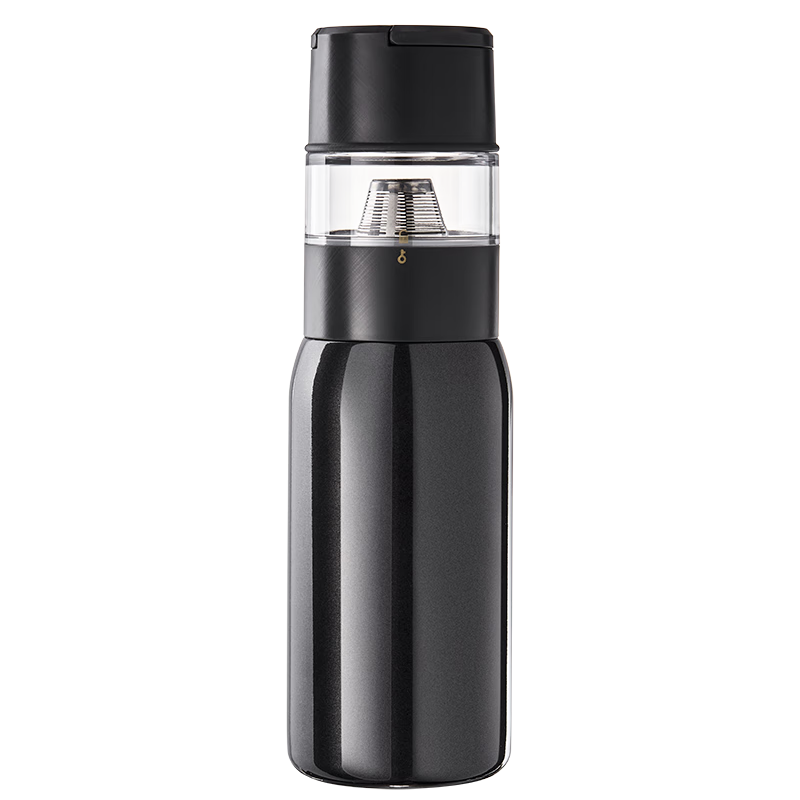 茶之戀茶水分離316不銹鋼保溫杯男女士泡茶大容量便攜運動水杯戶外旅行 珠光灰 500ml