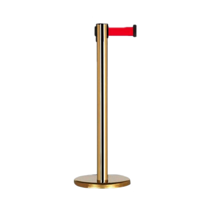 亿箬 银行一米线栏杆隔离 伸缩礼宾柱银行商场排队 3米伸缩带 不锈钢