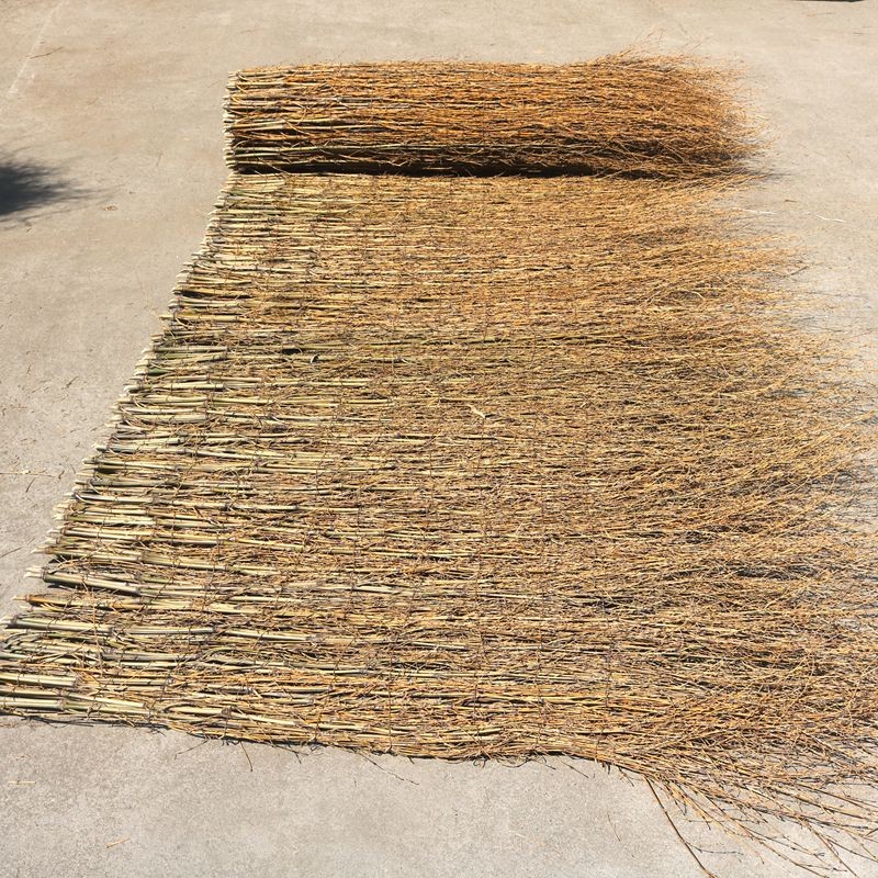 刘不丁楠竹枝屋顶装饰细竹稍丝户外篱笆围墙农家民宿庭院栅栏竹枝条