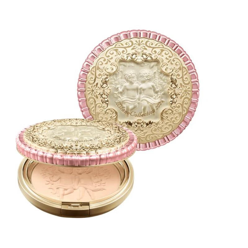 嘉娜宝(kanebo)【日本直邮】天使蜜粉饼保湿 细腻柔和定妆遮瑕提亮