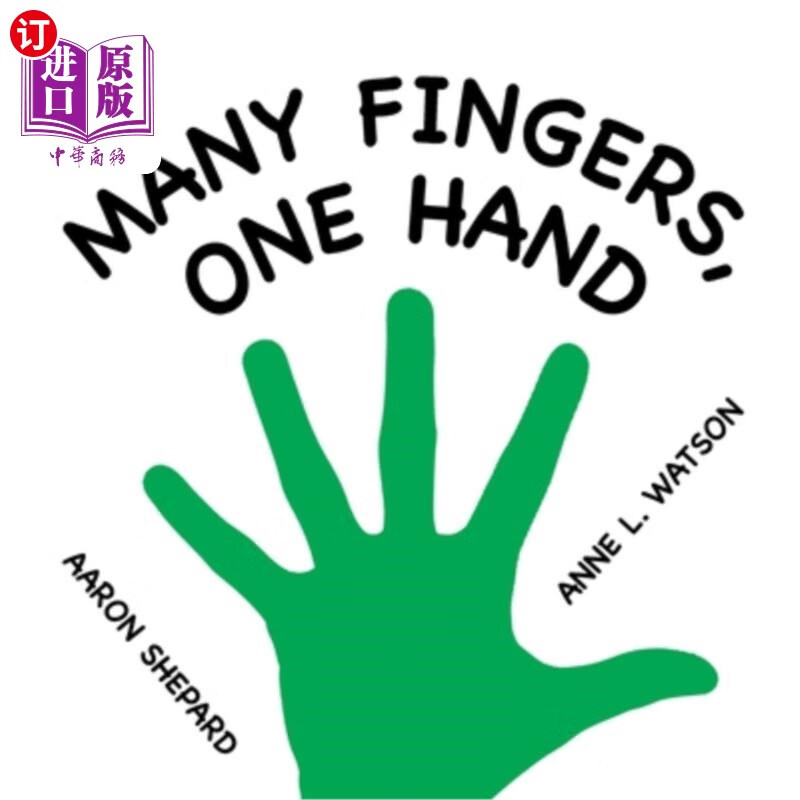 海外直订many fingers, one hand: a concept book 多指单手:一本概念