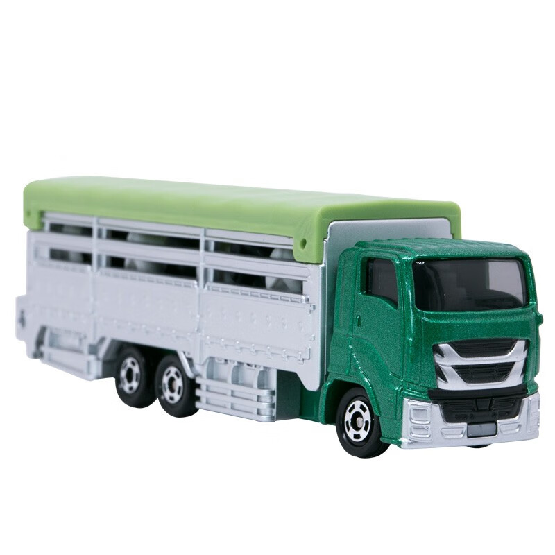 TOMY多美卡TOMICA合金小汽车模型男孩玩具 加长款奶牛家畜运输车 牛车 货车#139 139#奶牛家畜运输车