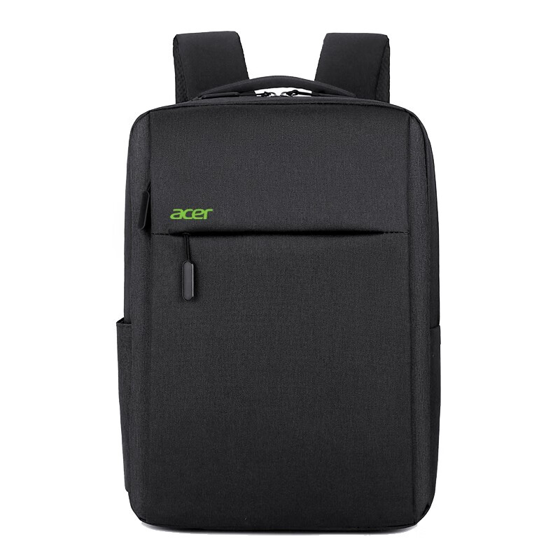 Acer/宏碁 新款学生时尚潮流休闲防刮耐磨大容量防震多功能商务通勤双肩包电脑iPad包平板背包 黑色
