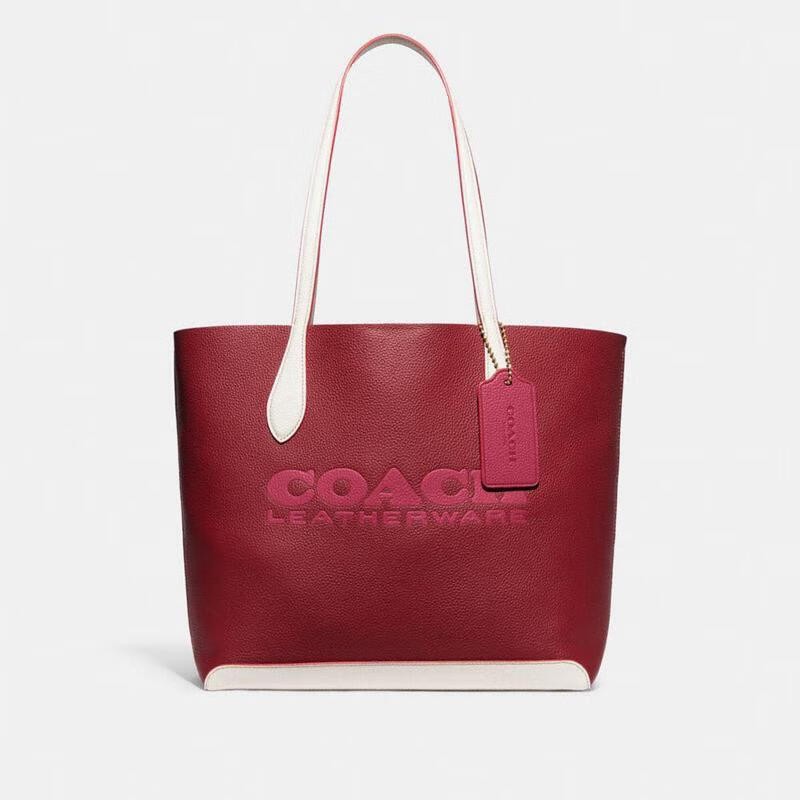 蔻驰(coach) 蔻驰coach kia系列女士手提包 大容量托特包 b4/cherry