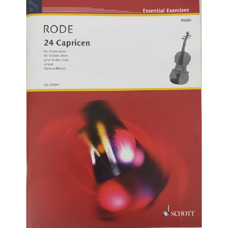 朔特 皮埃尔 罗德 24首随想曲 练习曲 小提琴 Pierre Rode 24 Caprices ED20584