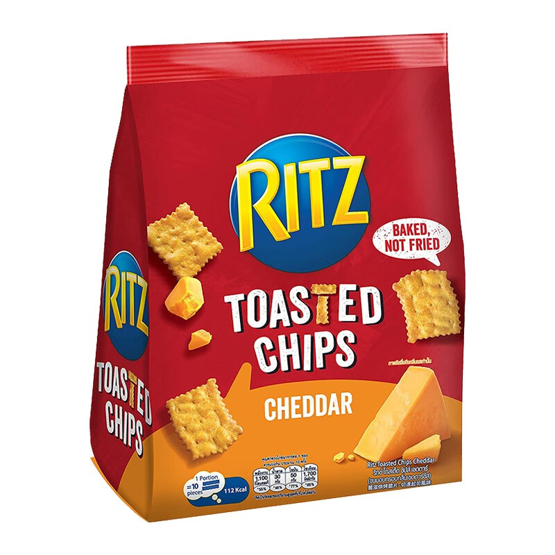 卡夫乐之(ritz) 越南进口ritz卡夫乐之脆片原味芝士味薄脆饼干网红