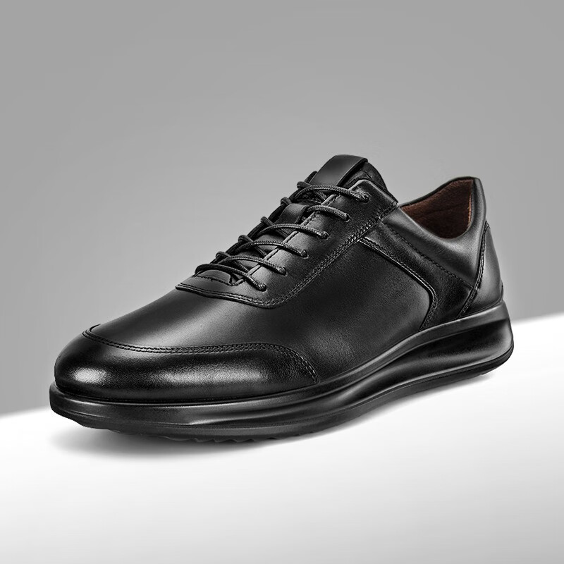 奥勒伦真皮休闲皮鞋男款2023新款秋冬纯牛皮软底头层牛皮商务男鞋 al