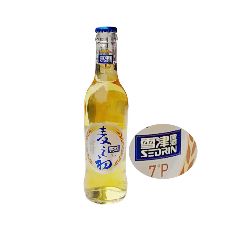 雪津麦之初 300ml*24瓶 麦汁浓度7度酒精度3.