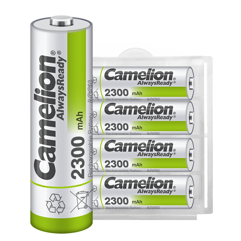 Camelion 飞狮 5号镍氢充电电池 1.2V 2300mAh 4粒装