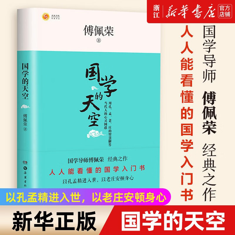 【新华书店旗舰店官网】正版包邮 国学的天空 傅佩荣 著 国学导师傅佩荣经典之作 人人能看懂的国学入门书 大众读物国学书籍