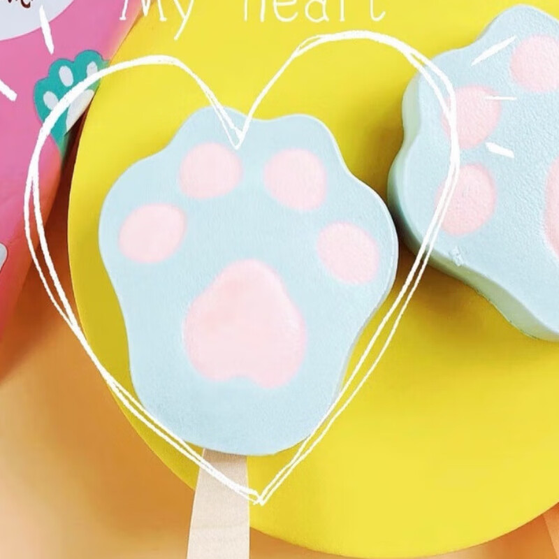 oimg顶喜网红猫爪雪糕牛油果草莓芝士大玉兔冰淇淋激凌榴莲白桃 15支