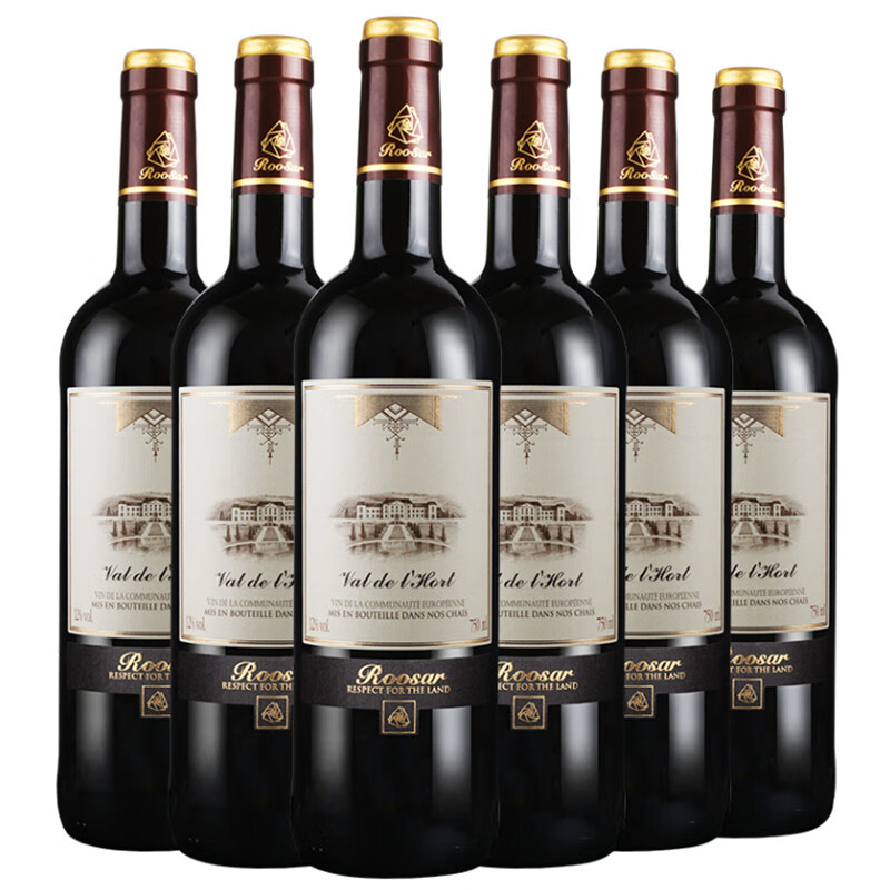 罗莎庄园 法国原瓶进口红酒6瓶装 罗莎玛索干红葡萄酒整箱 750ml*6daaamdeguqo