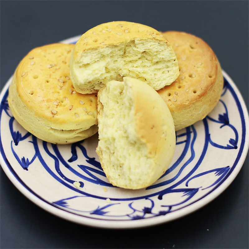 百年美阳 油酥小锅盔陕西宝鸡特产方便食品五香味早餐岐山文王馍独立