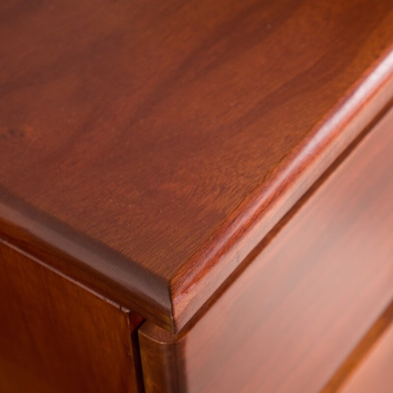 仟艺绘全实木斗柜客厅收纳柜卧室床头柜抽屉柜子多功能五斗柜多层储物柜 窄四斗白【长45*宽40*高82cm】