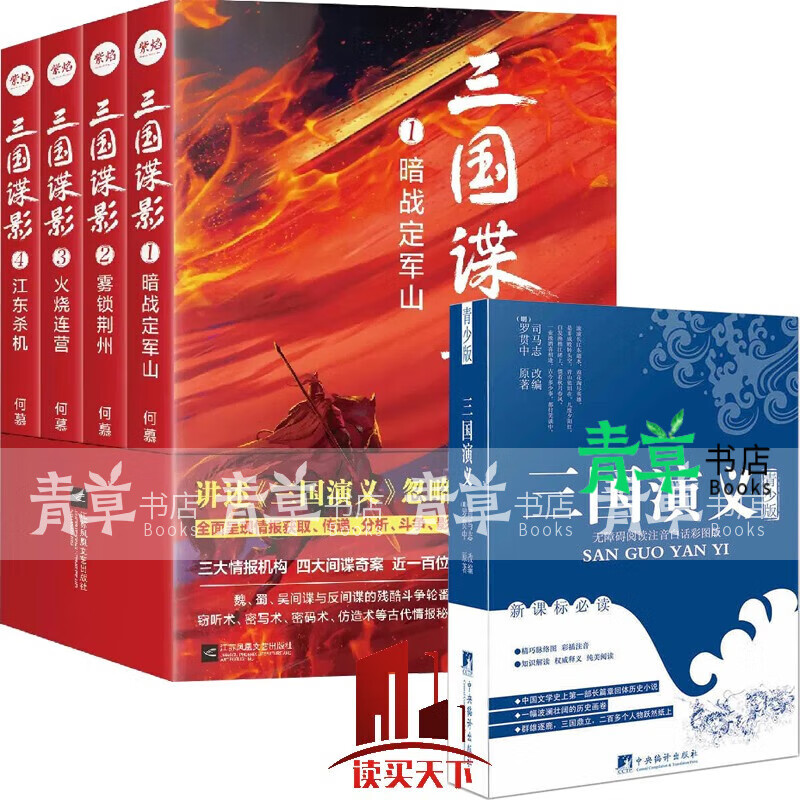 全5册 三国演义背后的4大间谍奇案 定军山之战 关羽失荆州 火烧连营