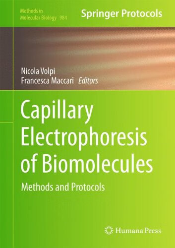 预订 capillary electrophoresis of biomolecules
