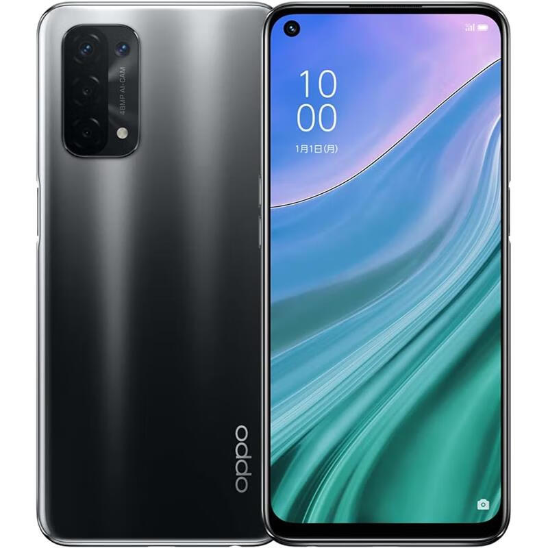 oppo智能手机 安卓系统 大屏幕大容量 日版 sim无锁版 a54【银黑  
