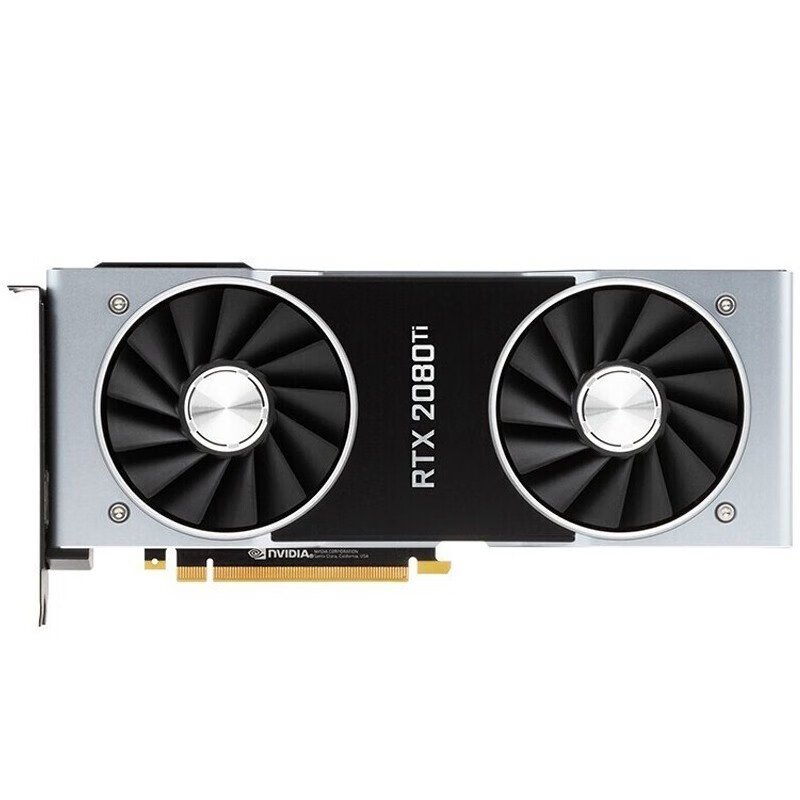 英伟达(nvidia)2080ti 11g双涡轮公版显卡(煤气灶)