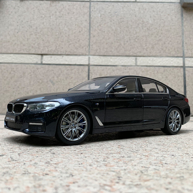 精细收藏车模宝马5系车模 bmw新7系750li 760 原厂车模 1 18 合金仿真