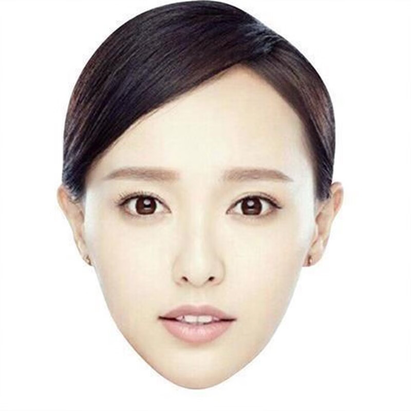 莫肖尔硅胶面罩人脸易容仿真人脸皮易容仿真人脸硅胶头套人脸女假脸