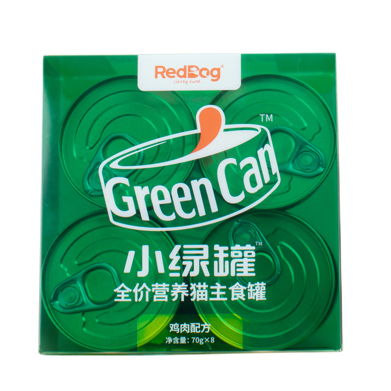 RedDog小绿罐主食猫罐头口感极佳，价格稳定抢手