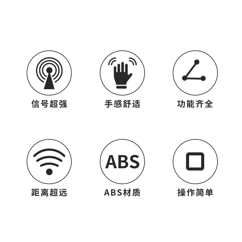 宜百利 适用于美的空调遥控器 RN08CA/BG 08CA1 KFR-26GW/WCBD3同外观通用RN08CA/BG赠电池5412