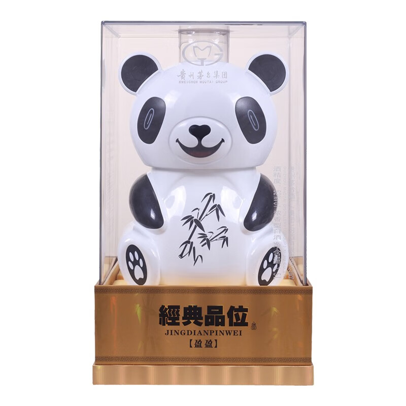 贵州茅台集团习酒 52度浓香型白酒 经典品味盈盈（白色）熊猫造型 纯粮酿造 1.5L单瓶装dmdegq