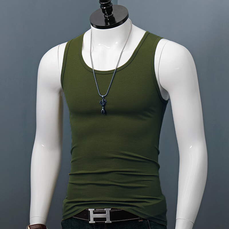 军旅军事风军迷用制式纯棉汗背心男无袖t恤坎肩上衣硬汉特种兵退役