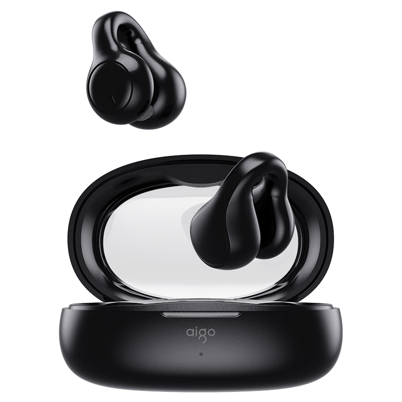 AIGO/爱国者 TJ170 蓝牙耳机 耳夹式 黑色 60.3元(需领券)