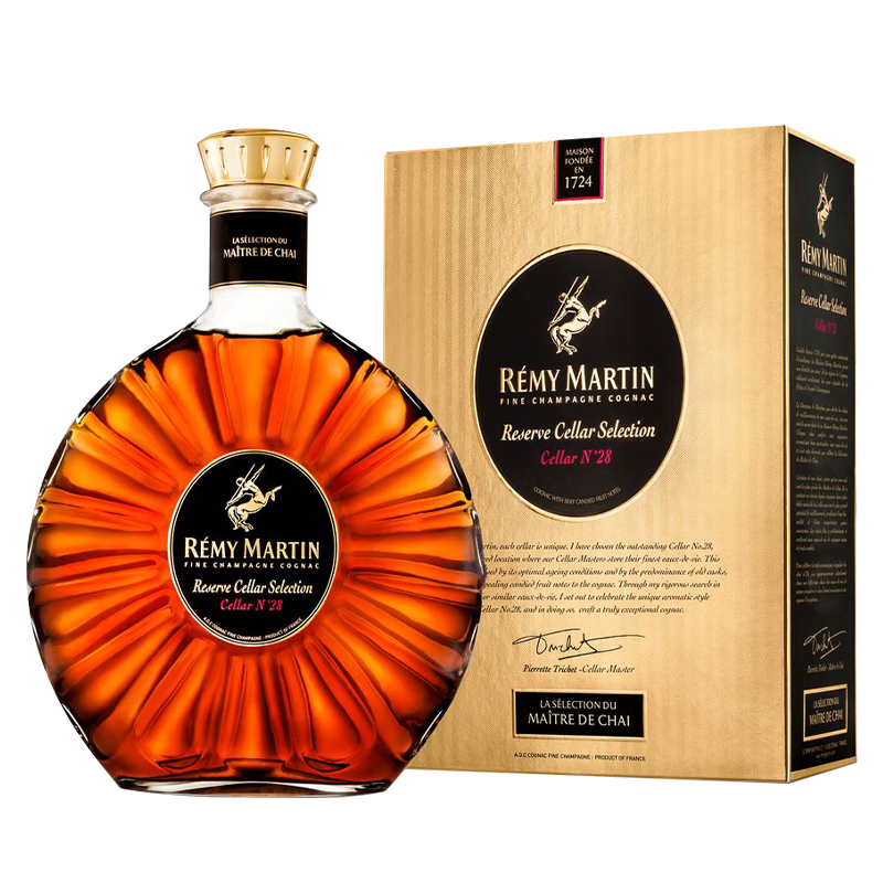 限地区:rémy martin 人头马 窖藏 cellar n° 28 xo 干邑白兰地 40%