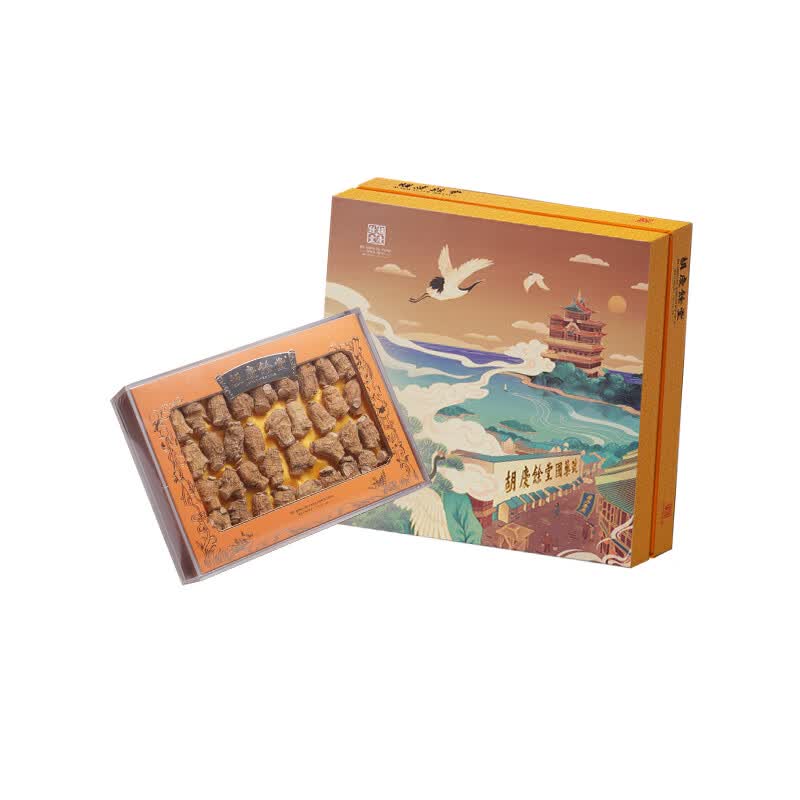 胡庆余堂加拿大进口西洋参短枝粒头仙鹤礼盒120g节日礼物滋补营养品 仙鹤加拿大短枝 120g*1盒