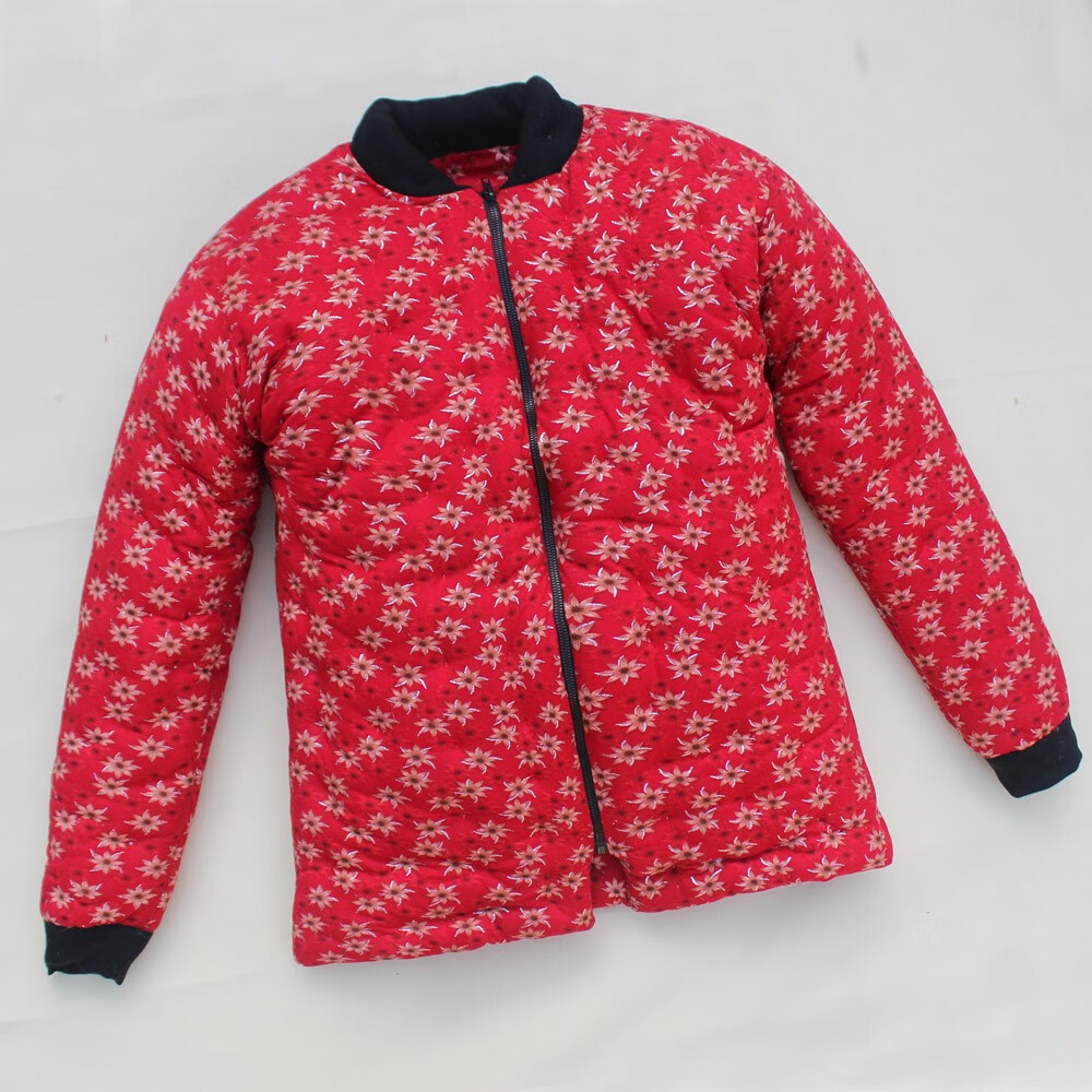 茗缘娅女士纯手工棉花棉衣红棉袄本命年棉裤套装结婚穿新娘妆修身