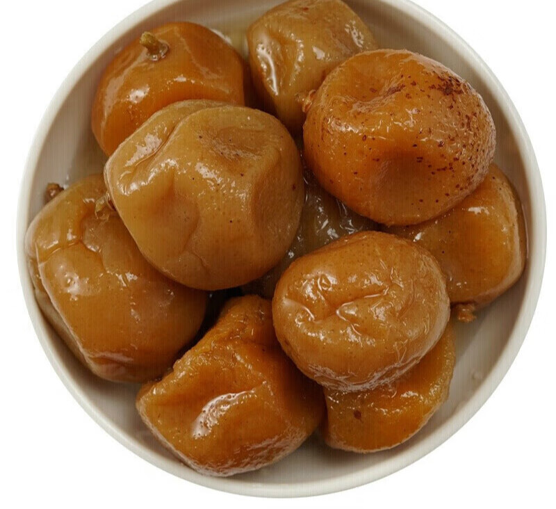 新食道广东咸柑桔桔腌制陈年手工咸柑橘泡水罐装500g