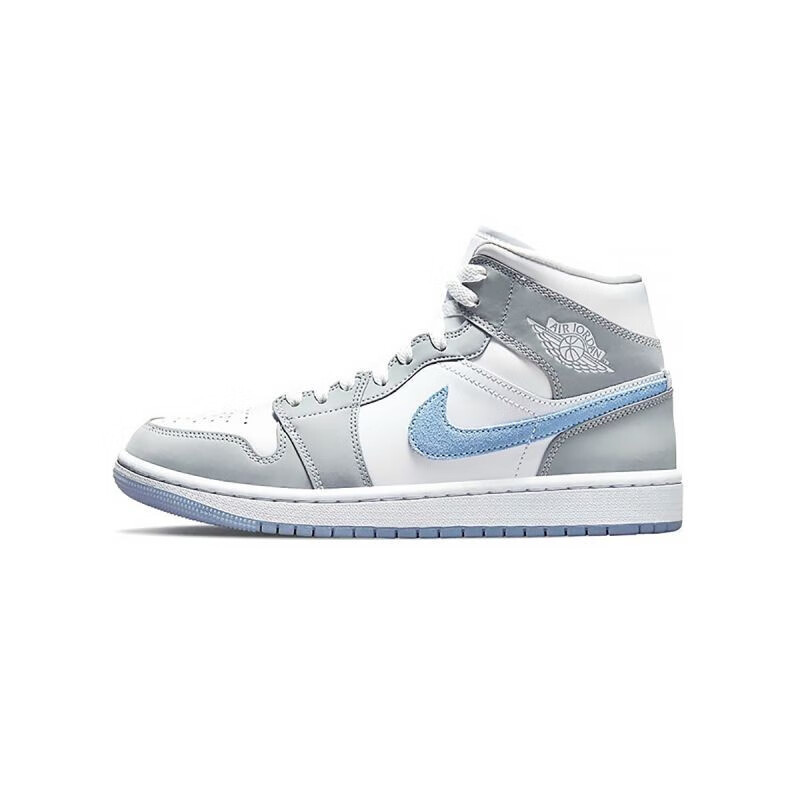 NIKE耐克 yykids WMNS AIR JORDAN 1 MID AJ1儿童板鞋支撑抓地篮球鞋 BQ6472-105 36.5高性价比高么？