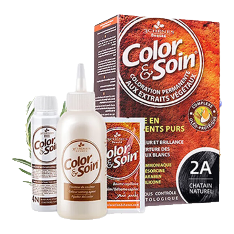 三橡樹(shù)染發(fā)劑歐洲進(jìn)口蓋白發(fā)染發(fā)膏染頭發(fā)無(wú)刺激不傷發(fā) 2A東方復古黑【低調內斂】