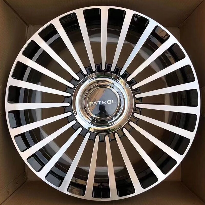 适用日产尼桑途乐y62锻造轮毂patrol网红悬浮改装钢圈旗舰版 款式01