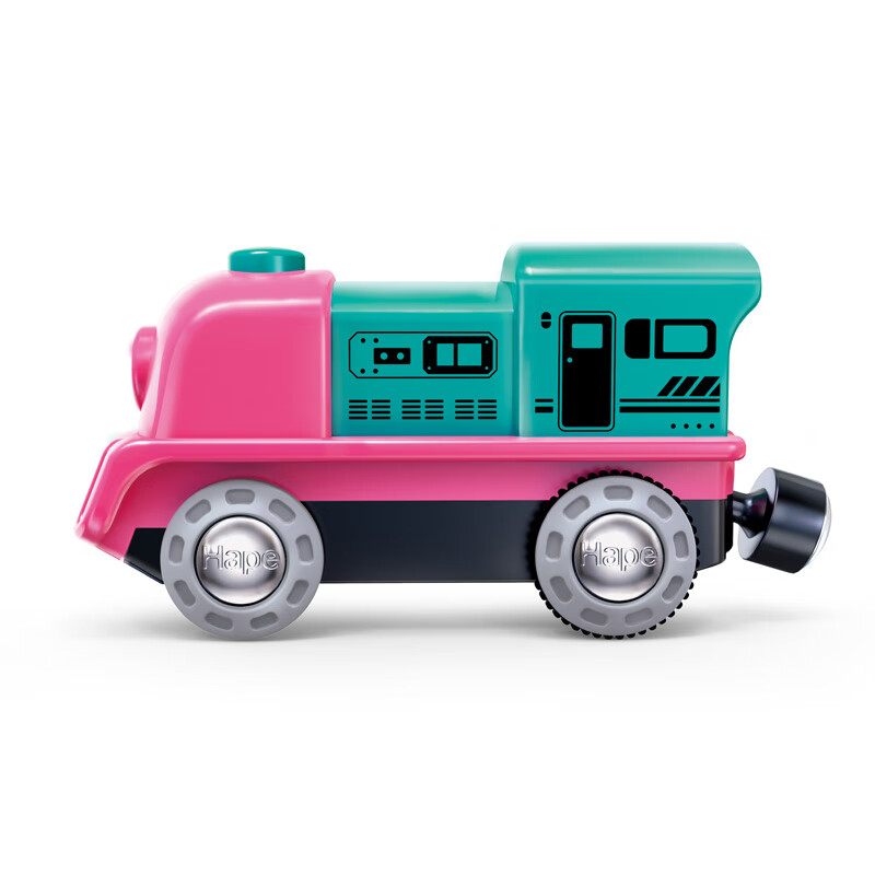 Hape�ֿ�ֱ�� ��ͯ�𳵹����� E8490 ��ɫ�綯С��ͷ