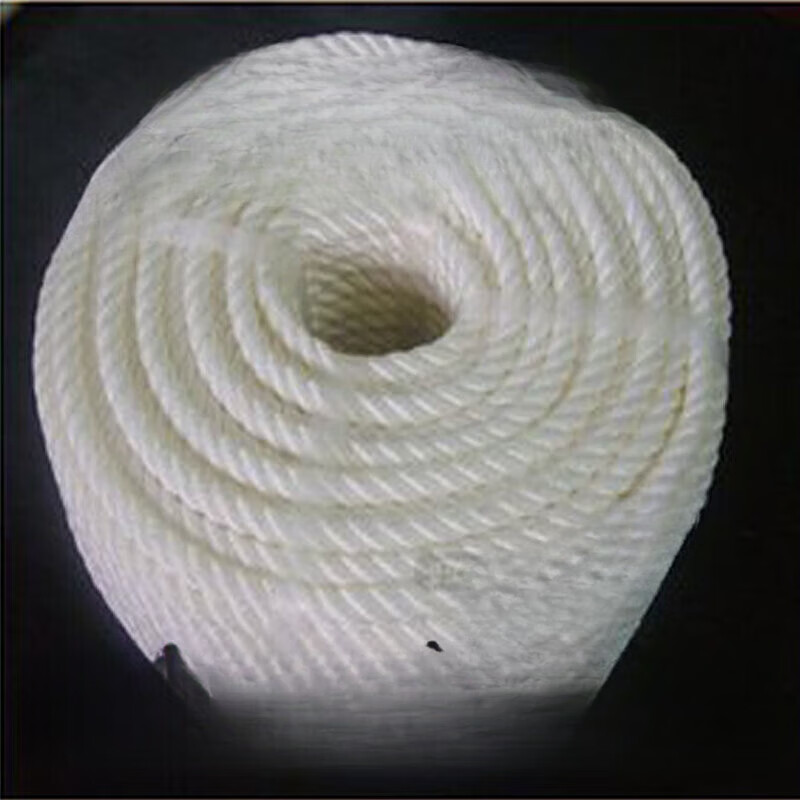 鸿灿佳卓尼龙绳软绳子拉绳捆绑耐磨白色丙纶绳深水井绳船用缆绳栓牛绳