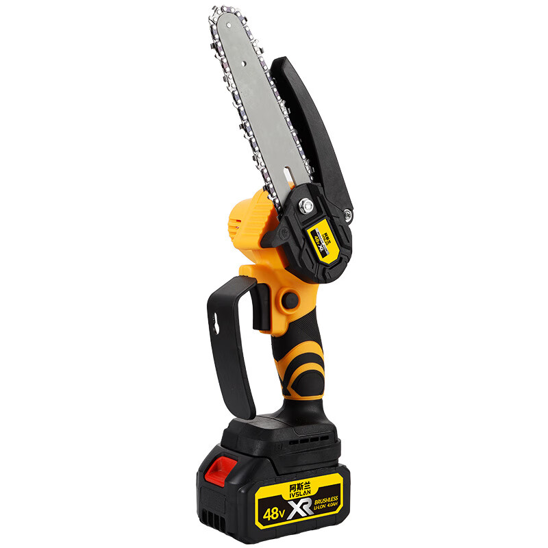 德国阿斯兰ivslan充电电锯锂电电链锯电动伐木锯手持果园修枝树链锯 6