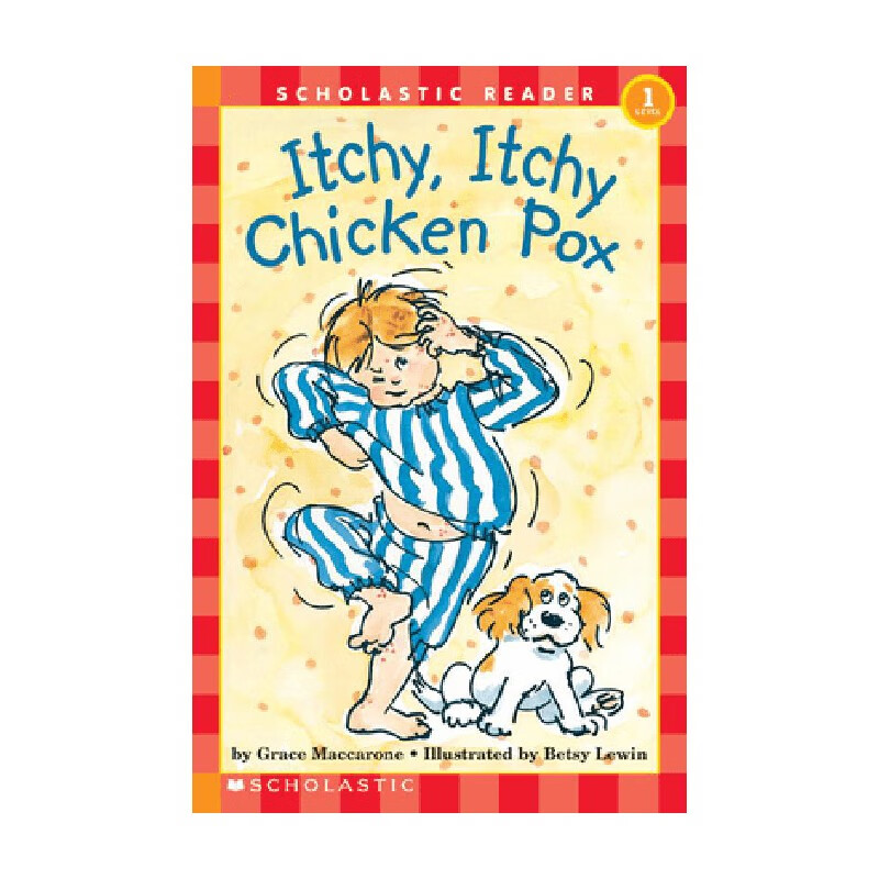 英文原版 itchy itchy chicken pox hello reader!
