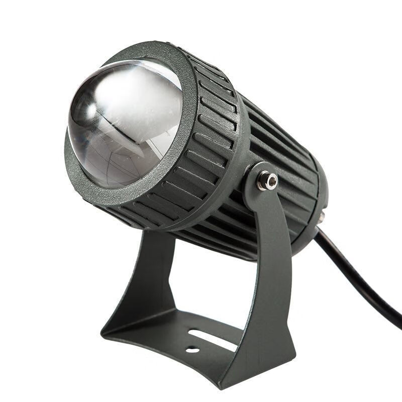 一束光led射灯户外防水超亮聚光窄光外墙洗墙灯远程投光灯光柱灯 3w