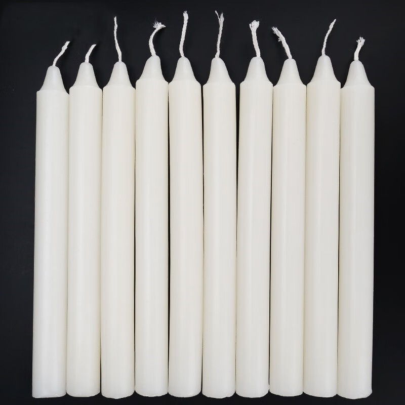 慧亮 应急照明蜡烛 长杆细款(1.2*16cm)10根装/包 白色
