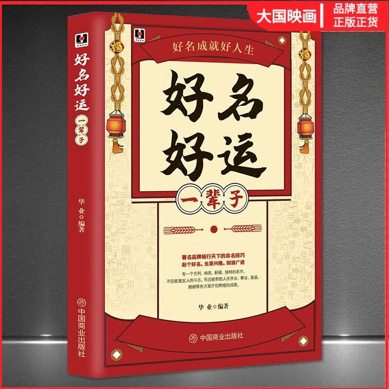 《好名好运一辈子》孩子起名公司取名原则思路方法技巧名字心理学