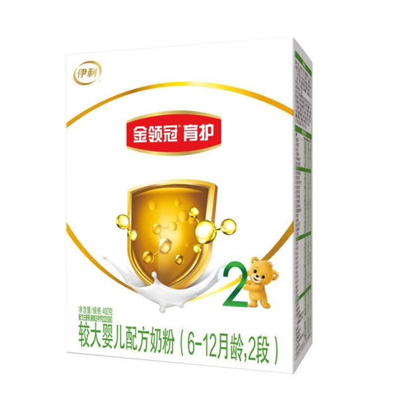 伊利奶粉金领冠育护新国标2段400g盒装 较大婴儿配方奶粉 4盒（实发6）属于什么档次？