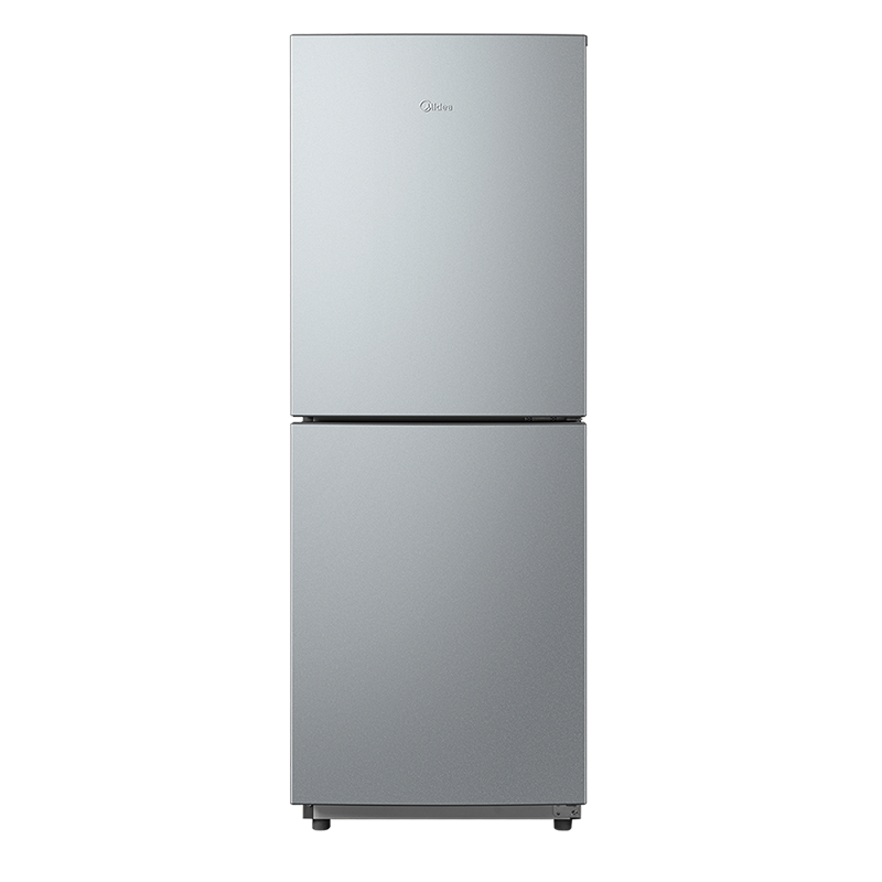 美的(Midea)176升小型两门双开门家用小电冰箱自动低温补偿节能低音持久锁冷BCD-176CM 榭湖银10047243942253