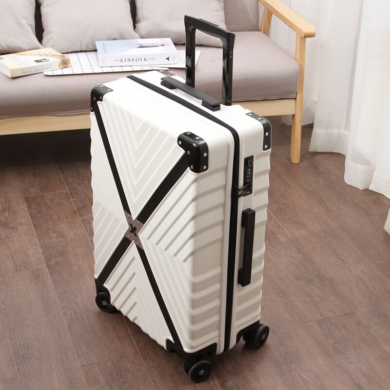 十字勋章瑞士拉杆箱铝框大容量旅行箱男士商务出差登机箱20英寸行李箱