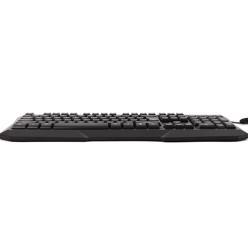 灵蛇（LINGSHE）有线单键盘USB笔记本台式电脑一体机通用办公防水单键盘K300黑色
