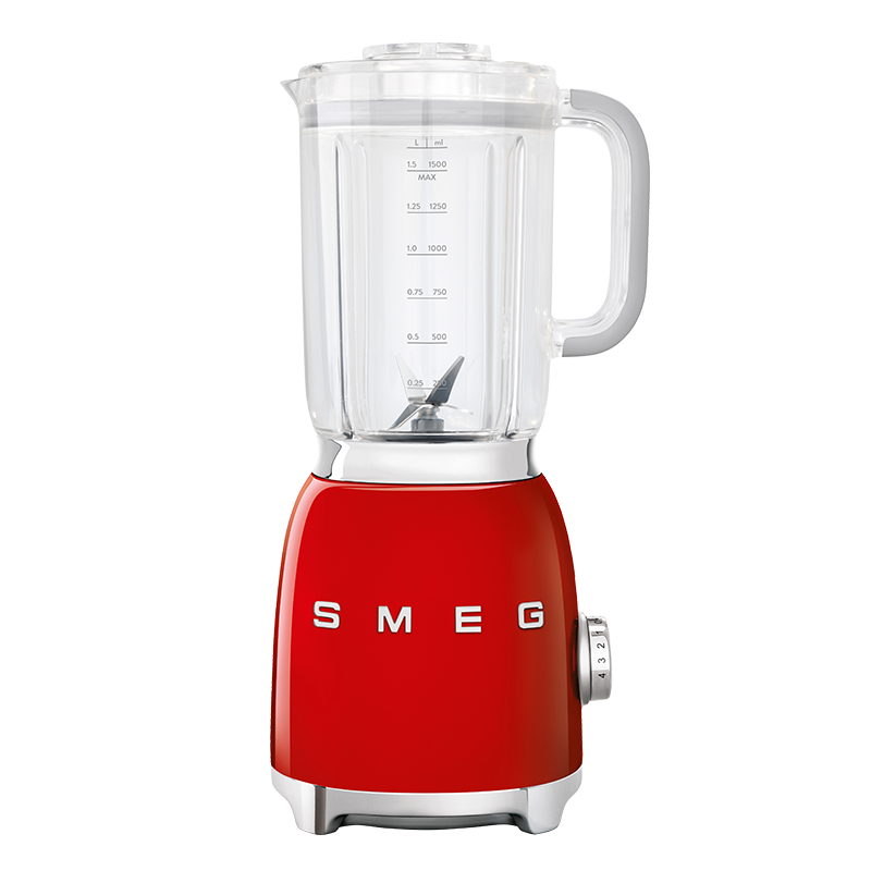 SMEG斯麦格 意大利进口 多功能破壁机家用 电动搅拌机料理机榨汁机果汁机 BLF01 魅惑红