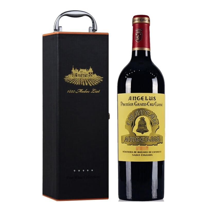 法国原瓶进口 列级庄 名庄 圣爱美隆一级庄红酒 金钟酒庄（ Angelus）干红葡萄酒 750ml 正牌1996年 RP:91分